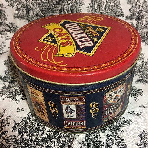 Quaker Oaks Round Tin - Picture 2 of 9
